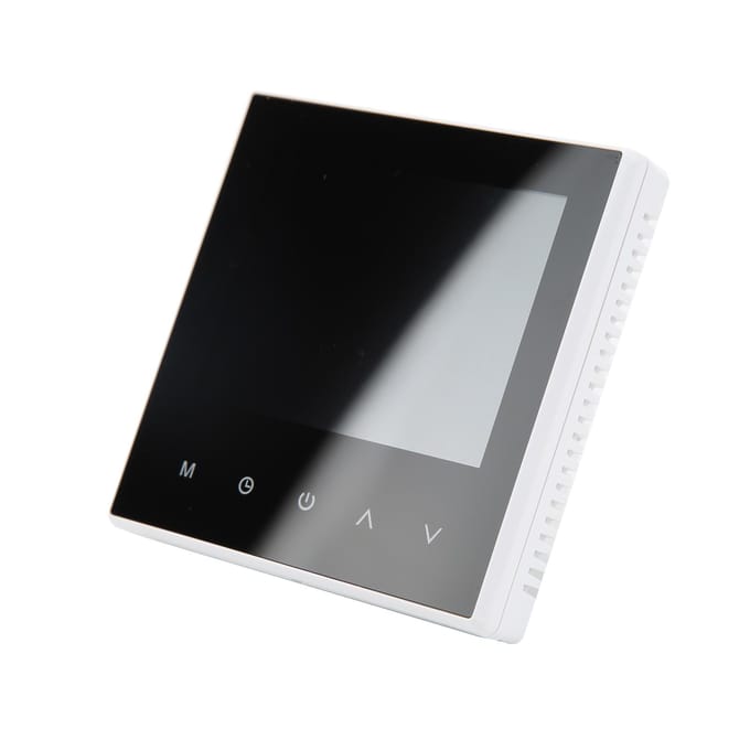 Touch WIFI Slimme Thermostaat met Kleurenscherm op Touchscreen voor Water Elektrische Verwarming Wandmontage white