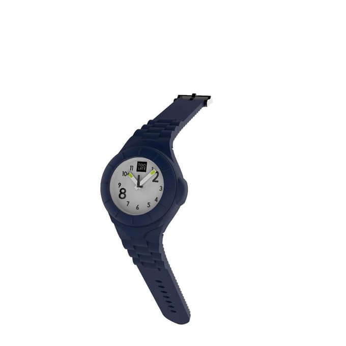 TOO LATE - siliconen horloge - MASH UP LORD SLIM - Ø 27 mm - BLUE JEANS