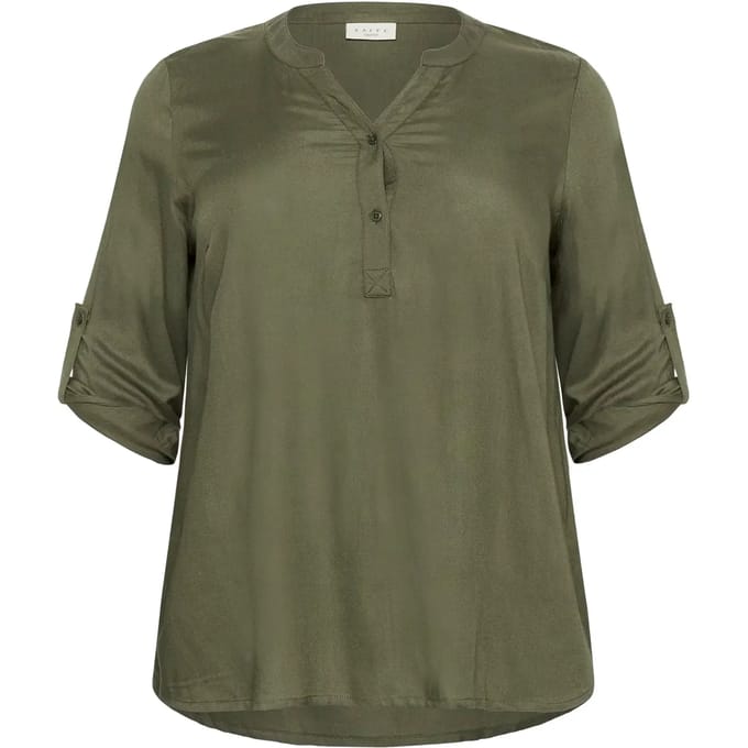 Damesblouse met lange mouwen KAFFE Curve Sida