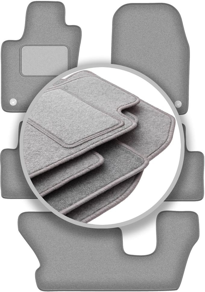 Grijze automatten voor: Dodge Durango III 7-zits (2010-2020)