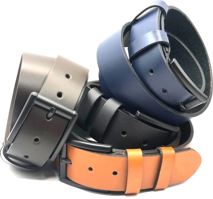 4 CM JEANS RIEM 40602-2 BRUIN MAAT 85