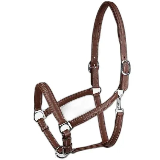 Horze Warren Zacht Leren Halster, Light Brown, Vollblut