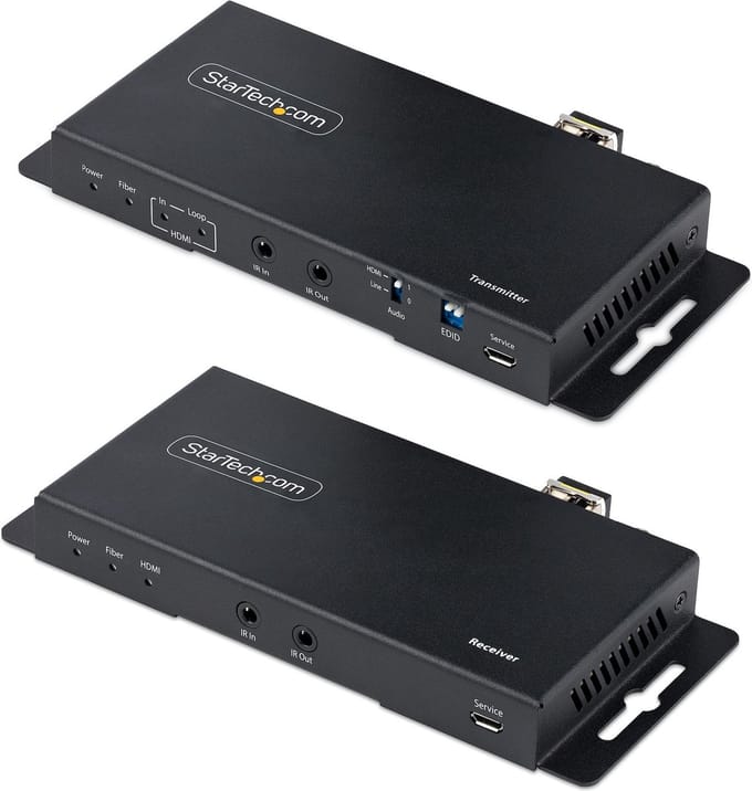 StarTech.com - HDMI over Fiber Extender Kit - 4K 60Hz - Tot 1 km Bereik - HDR Ondersteuning