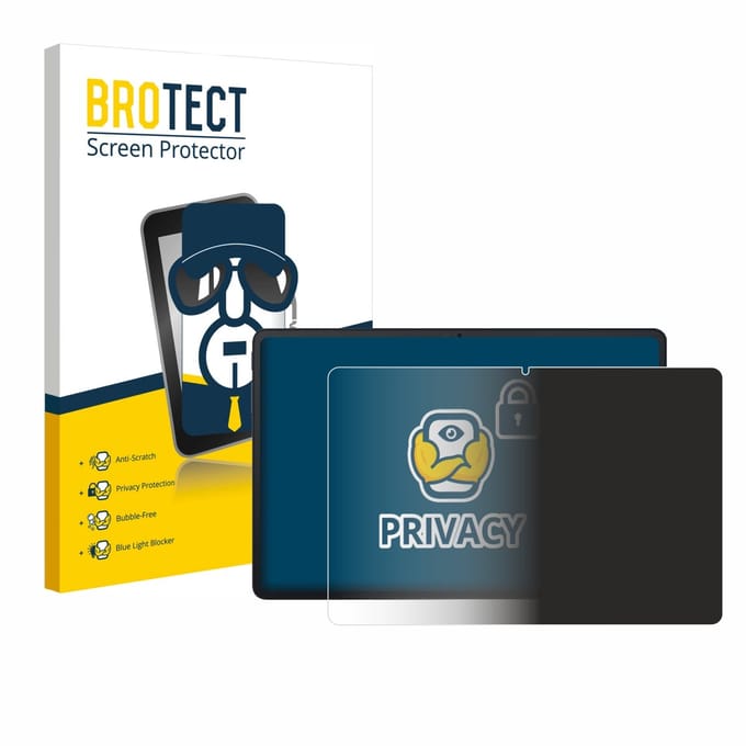 BROTECT - privacy screenprotector voor Blackview Tab 90 WiFi - Folie Beschermfolie Blauwlichtfilter