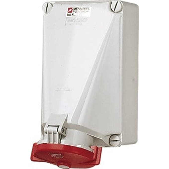 Mennekes Wall mounted recept. 125a5p6h400v ip67