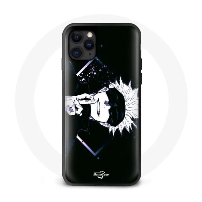 Coque - Satoru Gojo - Iphone 11 Pro Max - Souple - Noir - Anime Manga