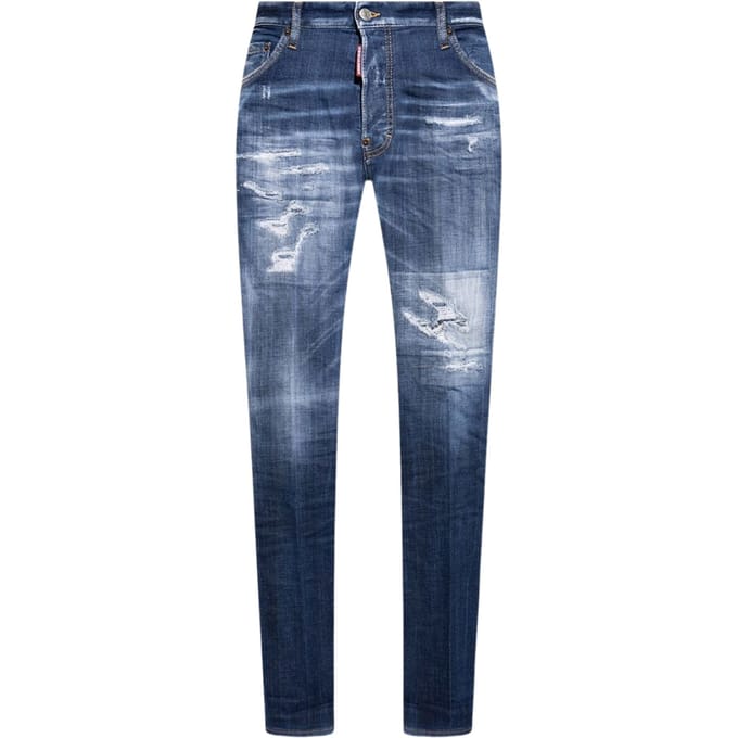 Dsquared2 Cool Guy Jeans Destroyed Worn Denim Blauwe Jeans