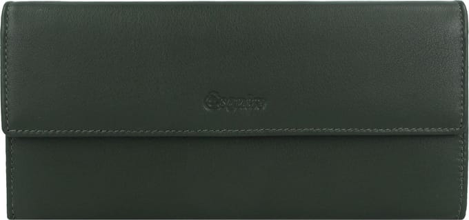 Esquire Viktoria Portemonnee RFID Leer 18,5 cm - Dames - Horizontaal - grün