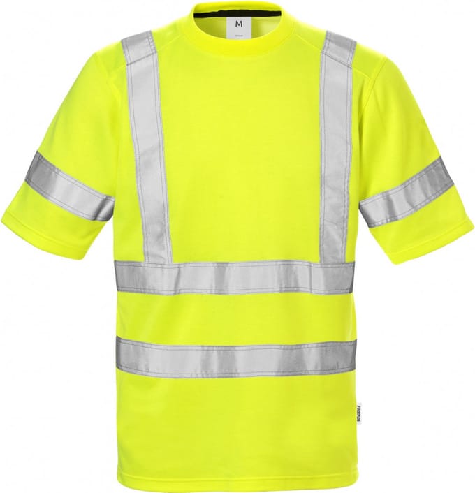Fristads Hi Vis T-Shirt Klasse 3 7024 Thv - Hi-Vis geel - 2XL