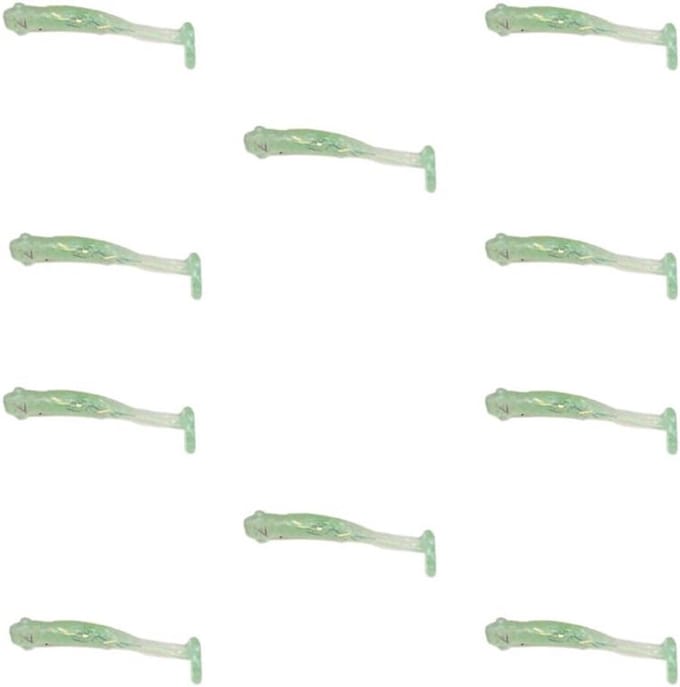 Mini Softbaits Rubber Vissen voor Forel en Roofvis - Verpakt per 10 Stuks