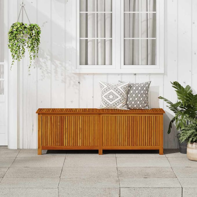 vidaXL - Tuinbox - 175x50x58 - cm - massief - acaciahout
