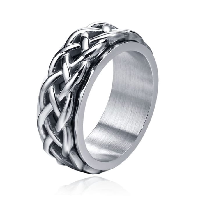 Mendes Ring voor Mannen - Celtic Band Silver-17mm