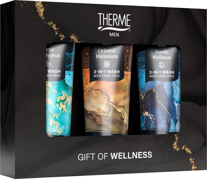 Therme Men Favorites Showergel 3 x 75 ml geschenkset