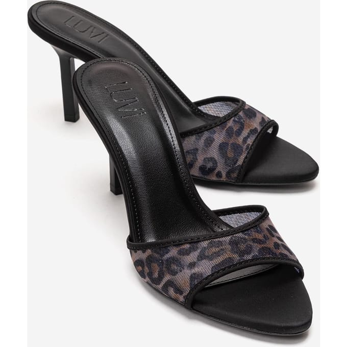 Monroe Stiletto Mesh Sandaal