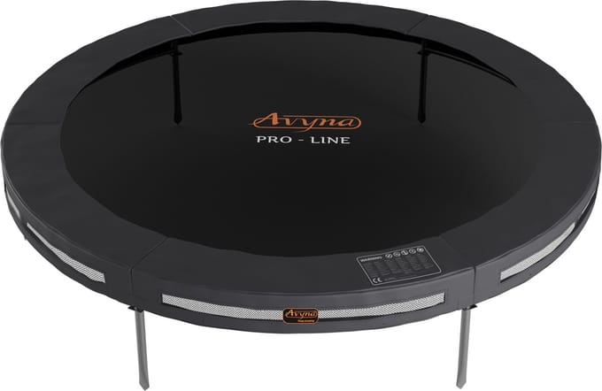 Avyna InGround Trampoline Ø305 cm – Grijs – Rond Ingraafmodel – Middelgroot Formaat – Premium Kwaliteit