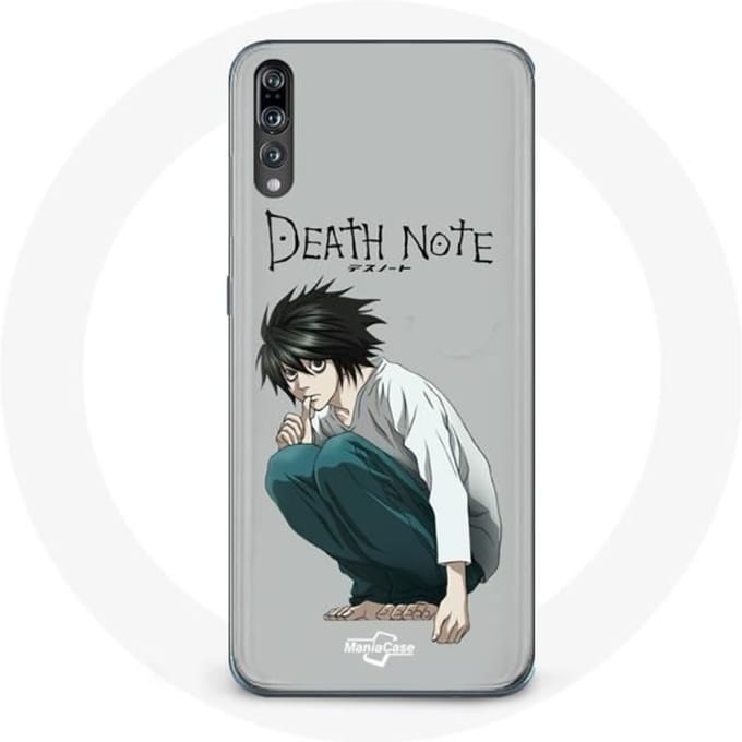 Coque - Huawei - P20 - Death Note Anime - Souple - Gris - Protection