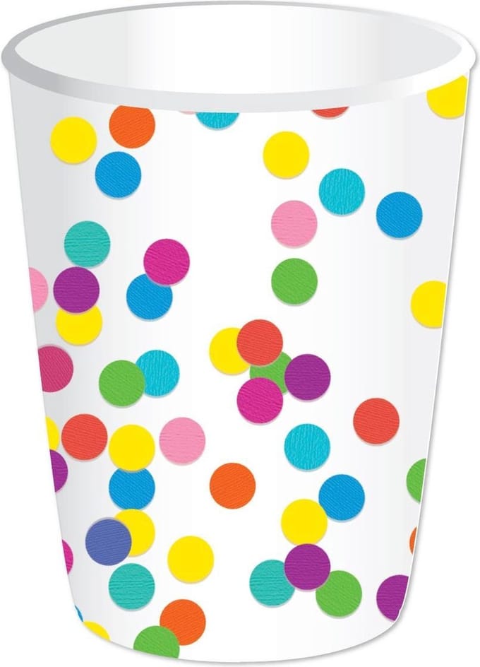 Haza Witbaard Cups Confetti 8pcs.