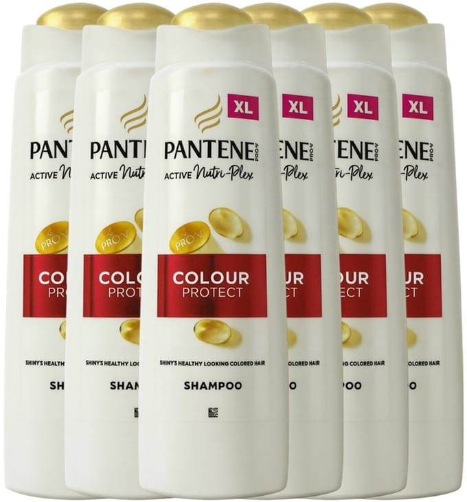 Pantene Shampoo Color Protect Volume 6 x 500 ml voordeelverpakking