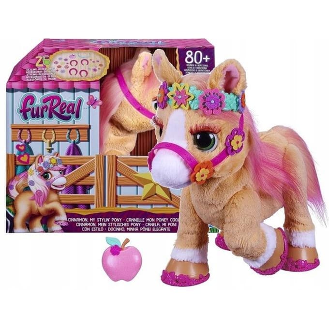 FurReal Friends Cinnamon Mijn Styling Pony Elektroniche knuffels Interactieve knuffels