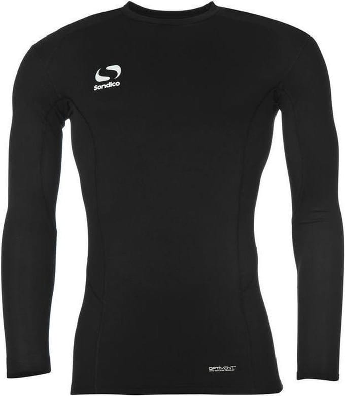 Sondico ondershirt Lange mouw  - Jongens - Black - 152