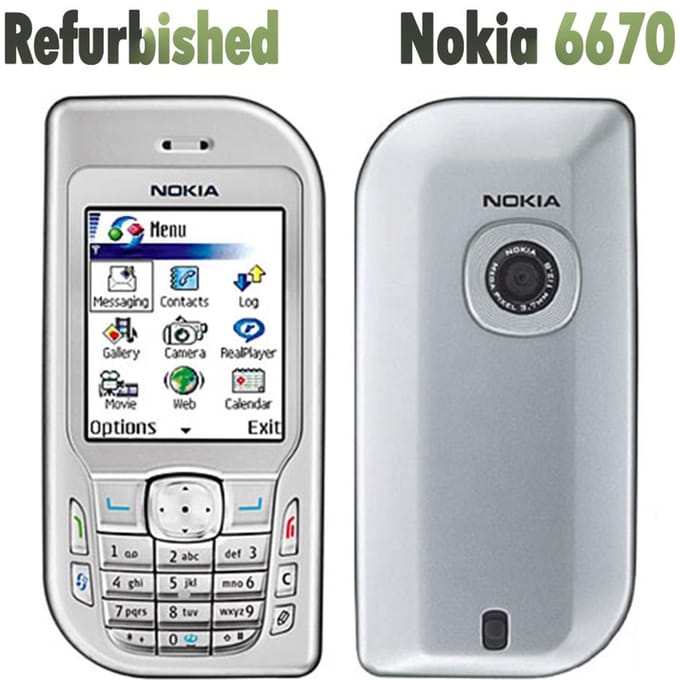 Gereviseerde Nokia Originele Nokia 6670 Mobiele Telefoon Simple Set