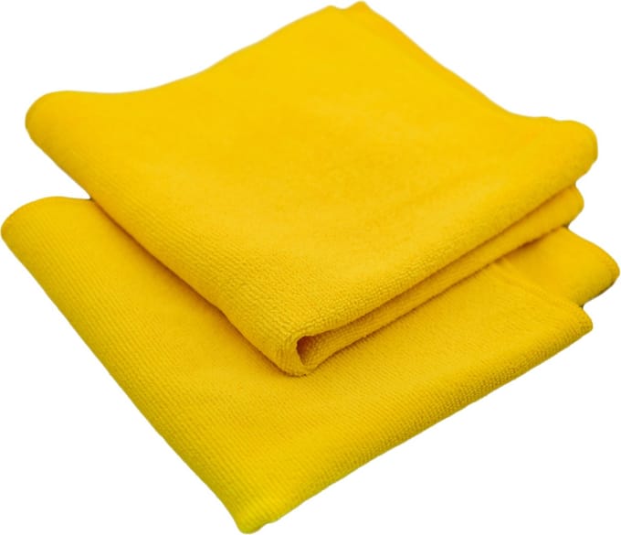 Microvezeldoek ChiaMo.nl 300 g/m² Geel 40 x 40 cm (5 stuks)