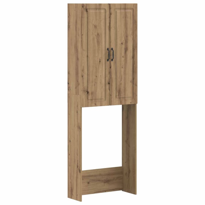 vidaXL - Toiletkast - UTRECHT - Artisanaal - eiken - 66 - x - 25,5 - x - 190 - cm