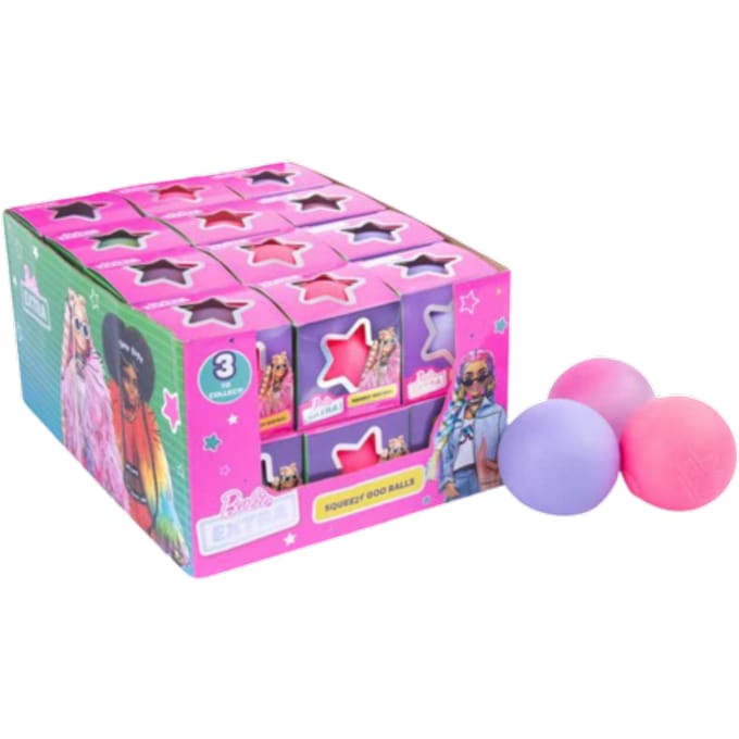 Barbie Squishy Extra Goo Neon Knijp-Stressbal - Assorti