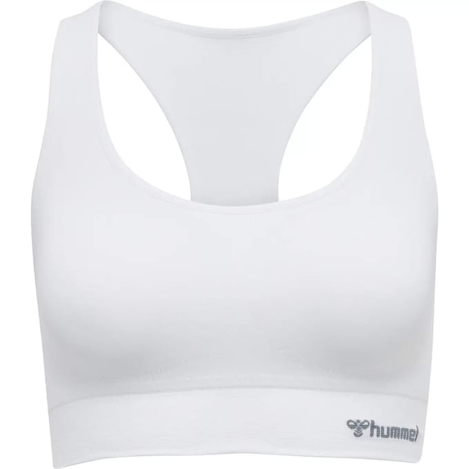 Top hummel Brassière de sport Seamless blanche