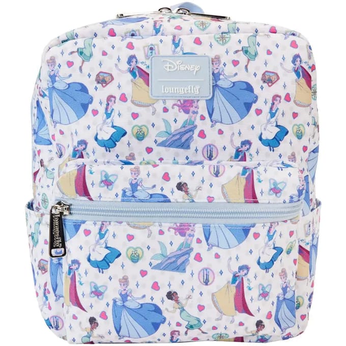 Loungefly: Disney - Princess - Manga Style AOP Nylon Mini Backpack
