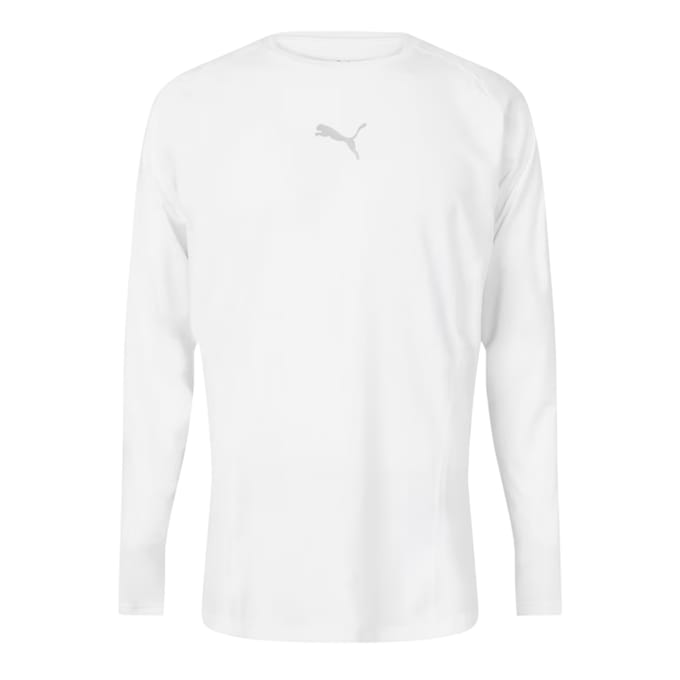 Puma Heren Liga Lange Mouwen T-Shirt (Wit)