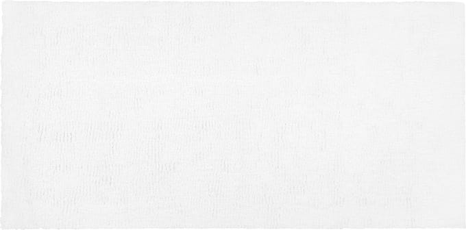DEMRE - Shaggy vloerkleed - Wit - 80 x 150 cm - Polyester