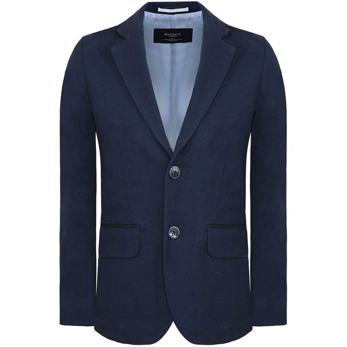 Hackett Londen Stretch Piqué Marine Blazer Kinderen