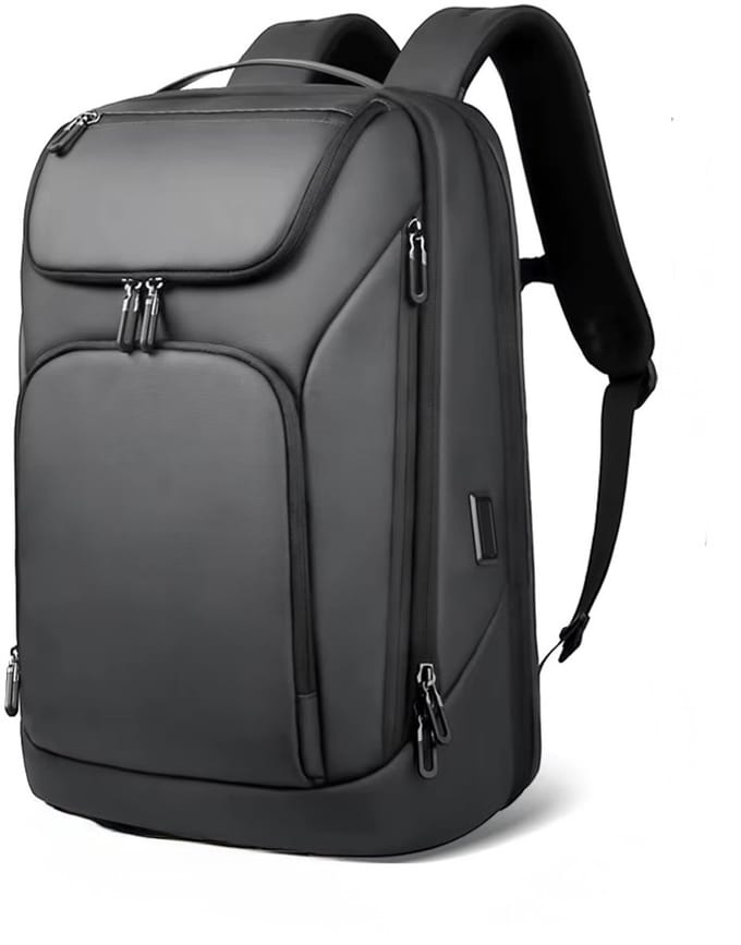 Laptop Rugzak 17.3 inch - Waterafstotende Backpack met USB Poort - Front Loader - Anti-Diefstal