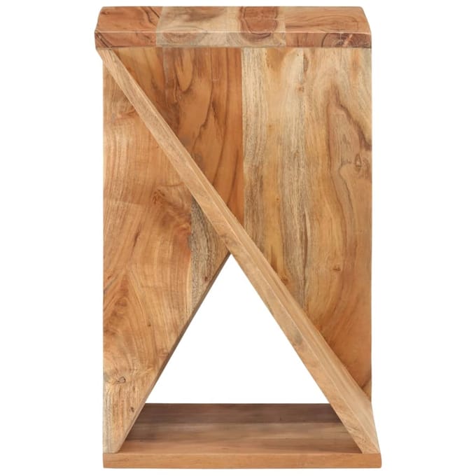 vidaXL - Bijzettafel - 35x35x55 - cm - massief - acaciahout