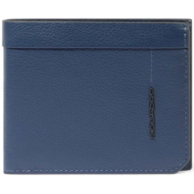 Piquadro Wallet Kiri Man Blauw leer - PU4518W137R-BLU