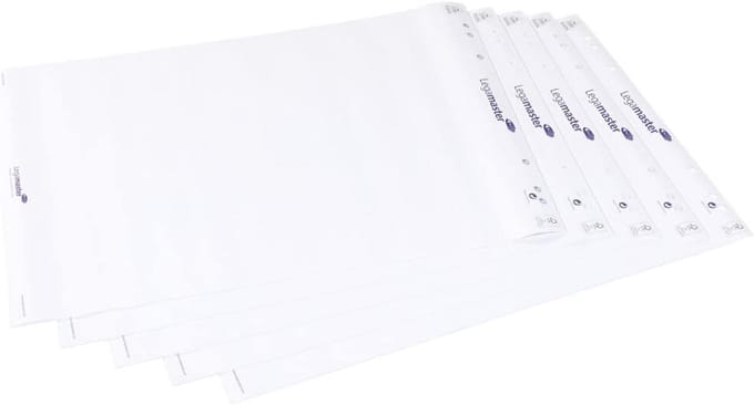 Flipchart papierblok met raster - 5 stuks