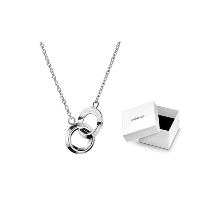 Calvin Klein Beauty CK Choker Ketting Unisex ketting KJ4NMN0001 Silver gray