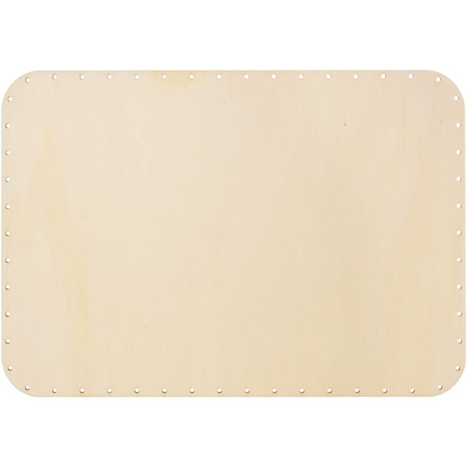 VBS Rotan mand bodem "Rechthoek", 4 mm, 24 x 34 cm