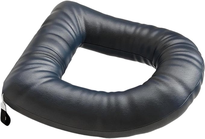 Toiletbril Kussen - Stoel Verhoger - Extra Comfort - Waterdicht Elastisch - Universeel - Donkerblauw