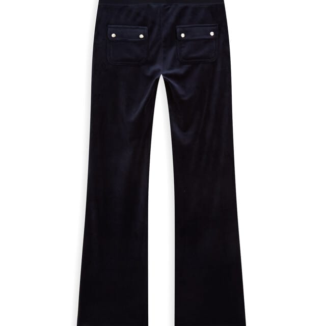 juicy couture Del Ray Classic Velour Pant Pocket Design Navy