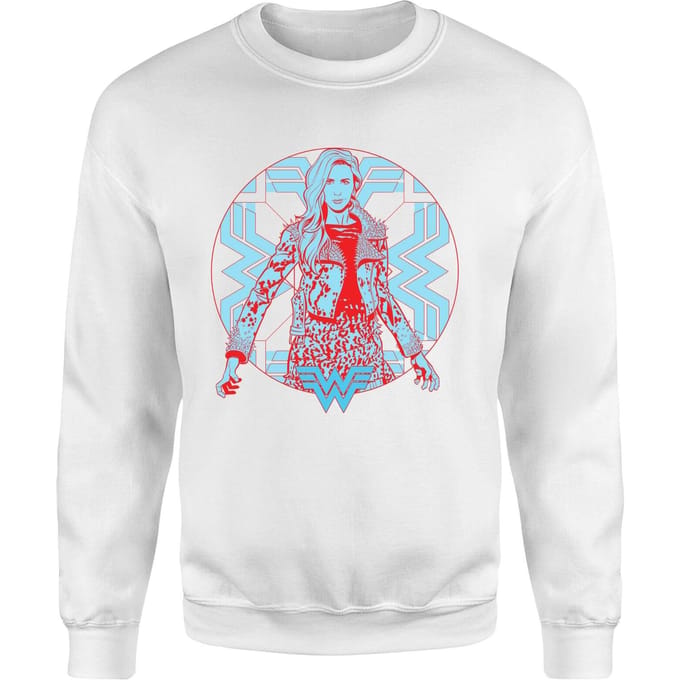 Wonder Woman Core The Cheetah Sweatshirt - Wit - M