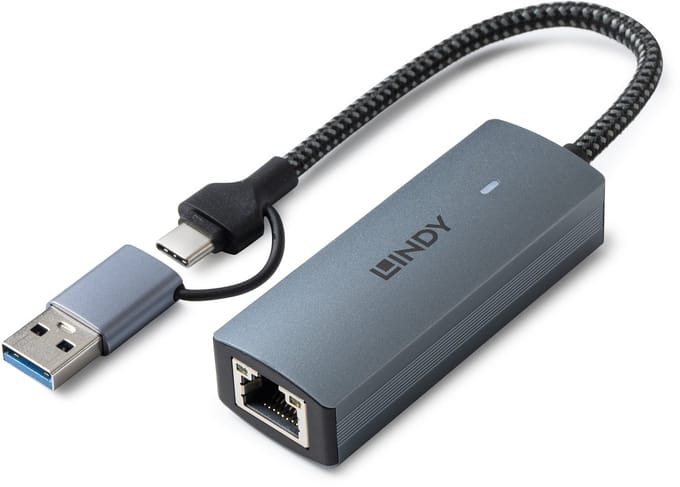 Lindy USB 3.2 Gen 1 to 5G Ethernet Converter