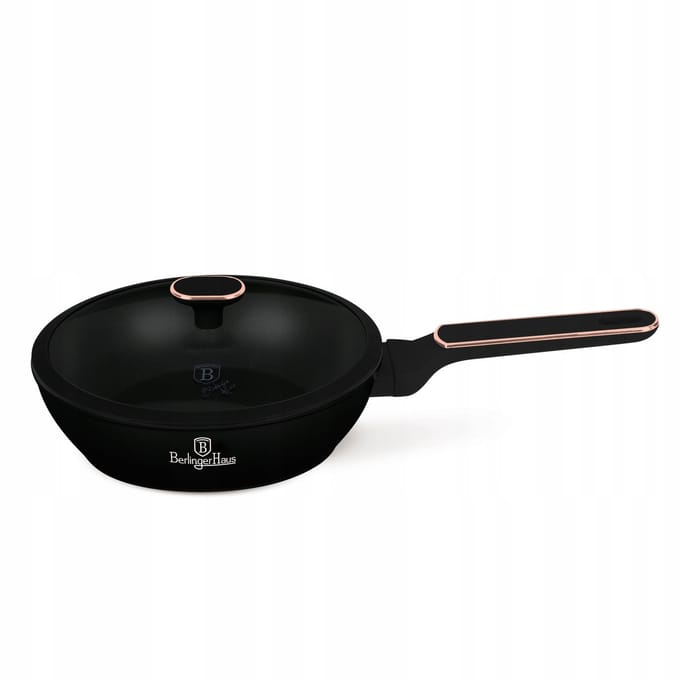 Frituurpan met deksel 24 cm - Black Rose Collection