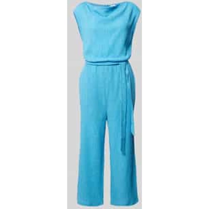 Jumpsuit met structuurmotief
