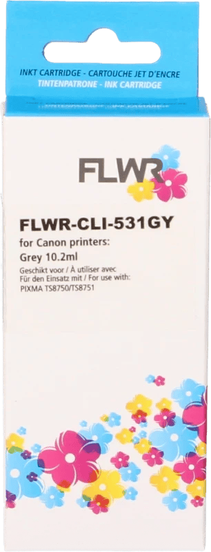 Huismerk Canon Cartridge, alternatief CLI-531GY grijs