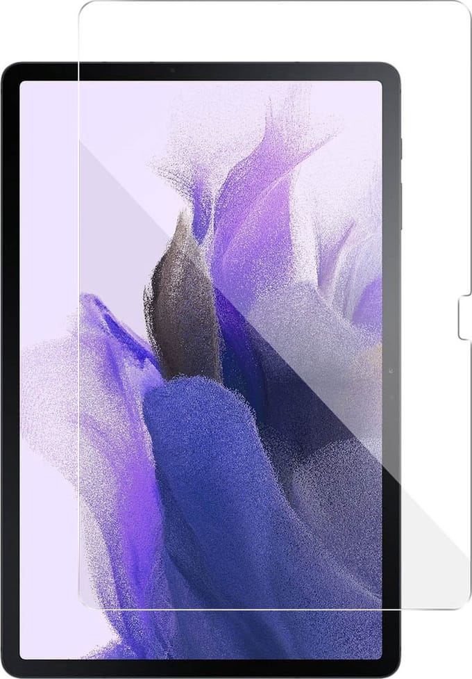 Avizar Tempered Glass Screenprotector Geschikt voor Samsung Tab S7 Plus / S9 Plus, Transparant