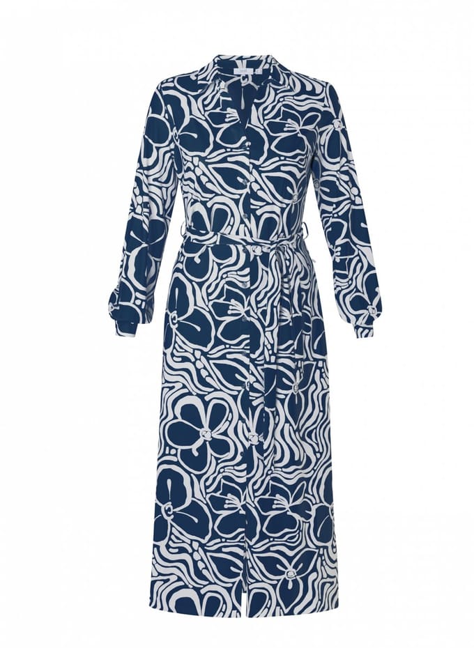 YEST Puck Essential One pieces - Navy/Off White - maat 44