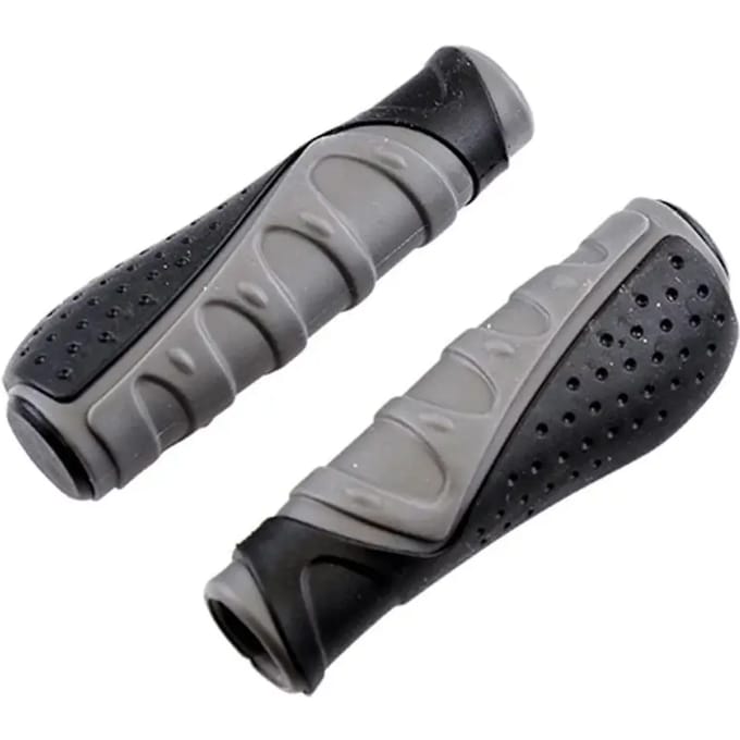 Paar ergonomische handgrepen met pluggen Clarks Cycle Systems