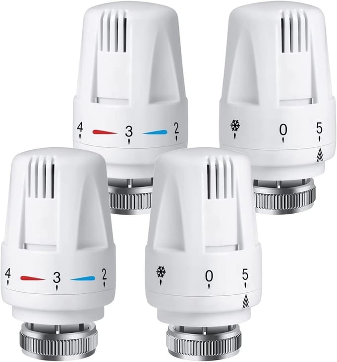 Thermostaatkop voor Radiatoren - M30 x 1,5 cm - Temperatuurregelventiel voor Efficiënte Verwarming